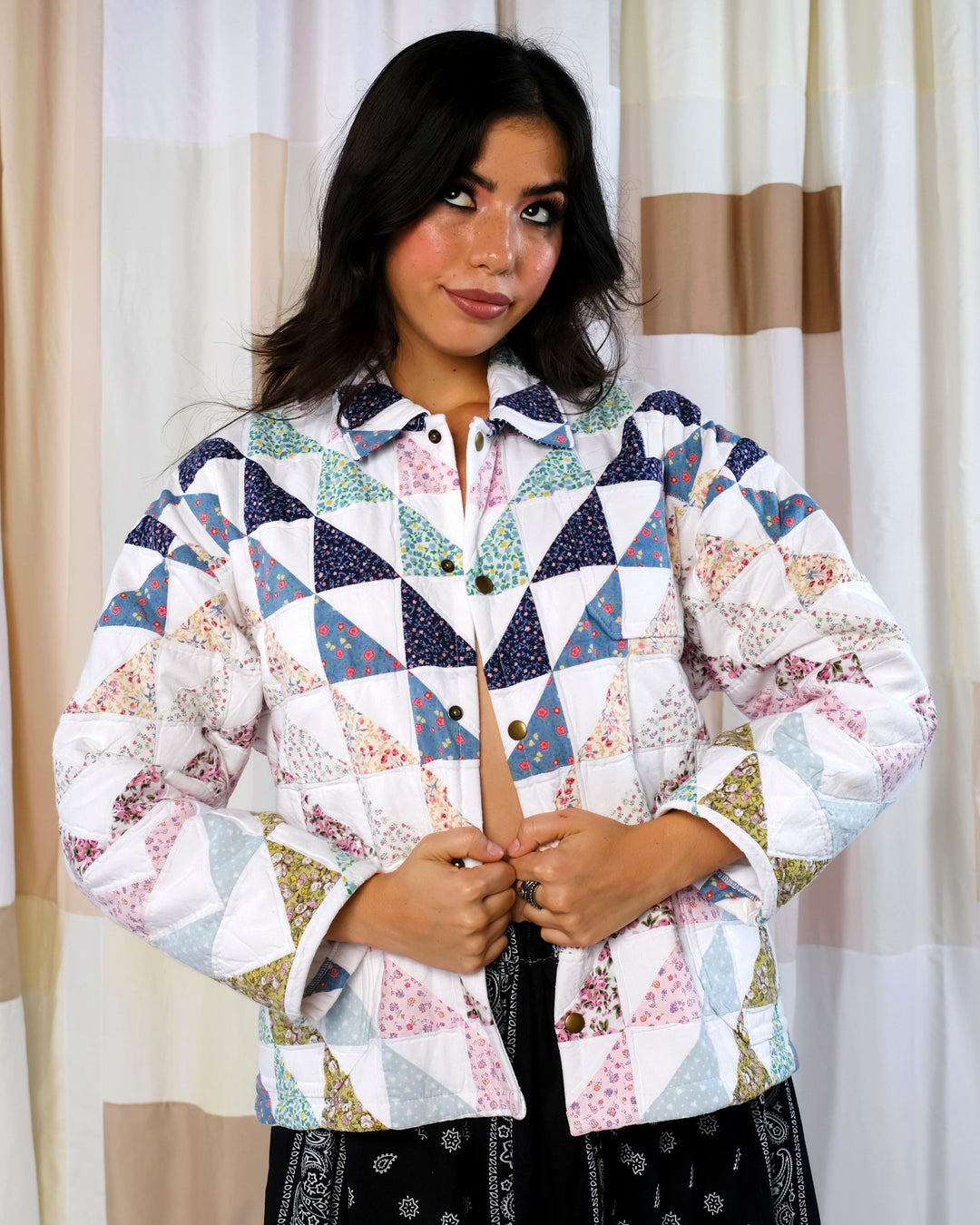 Barn Quilt Coat, M