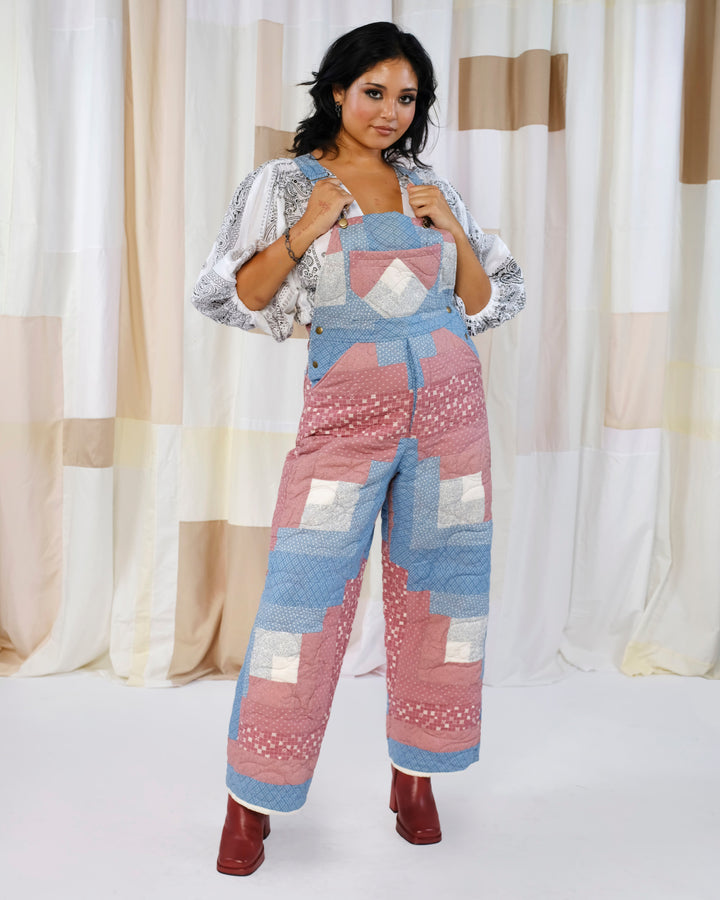 Dresden Plate Quilt Overalls