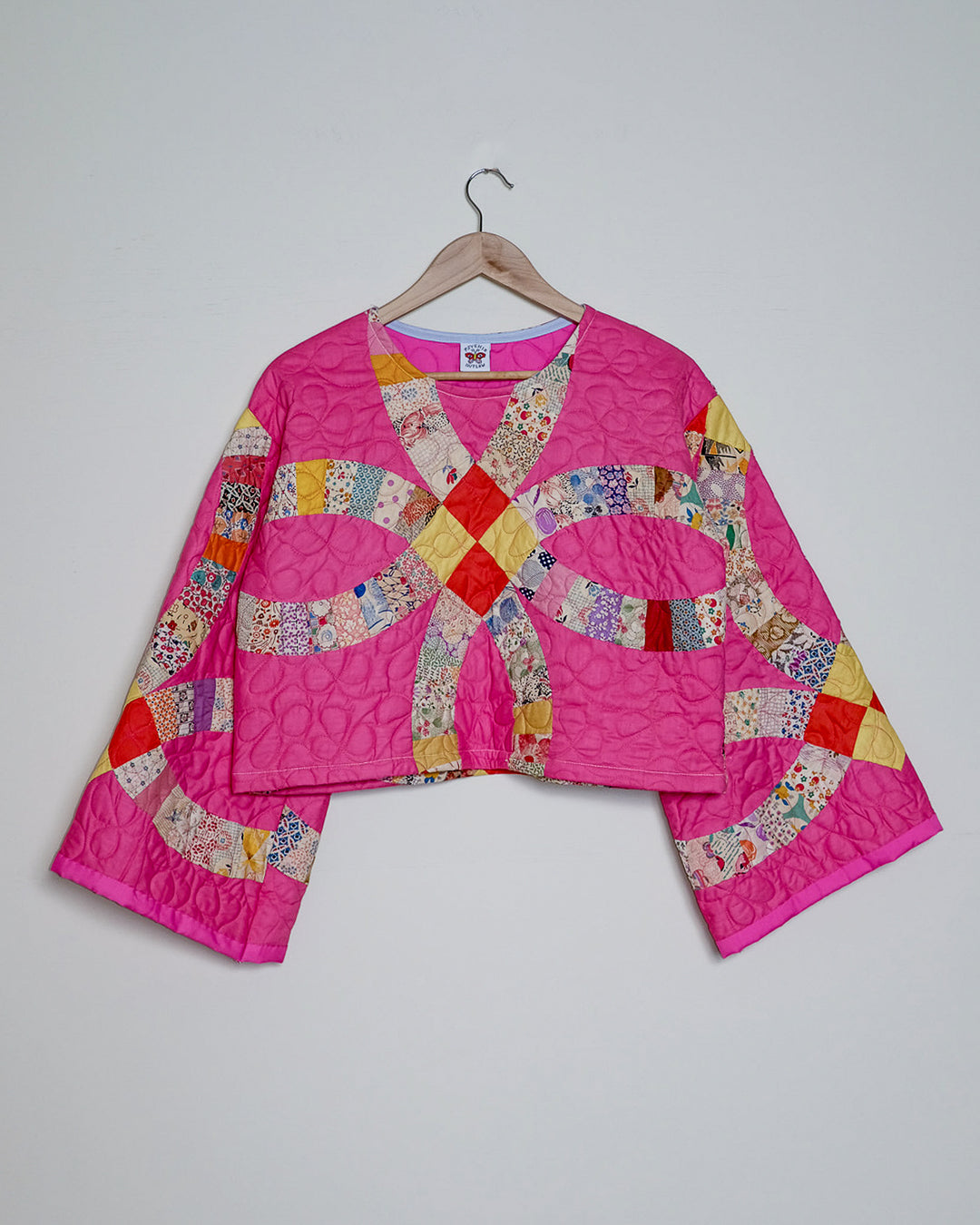 Patchwork Quilt Hoodie / Small / Vintage Patchwork Quilted 