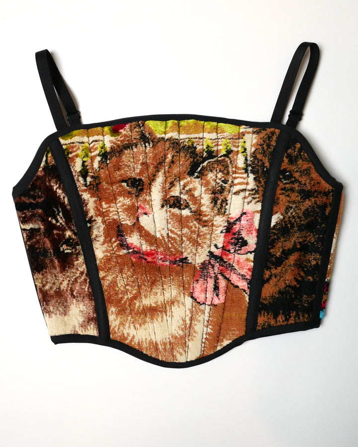 Kitten Tapestry Corset, S/M