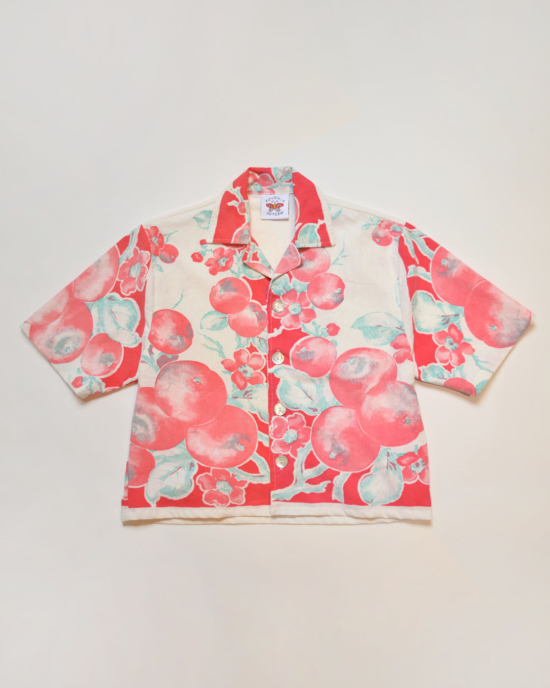 Orchard Cropped Camp Shirt, S