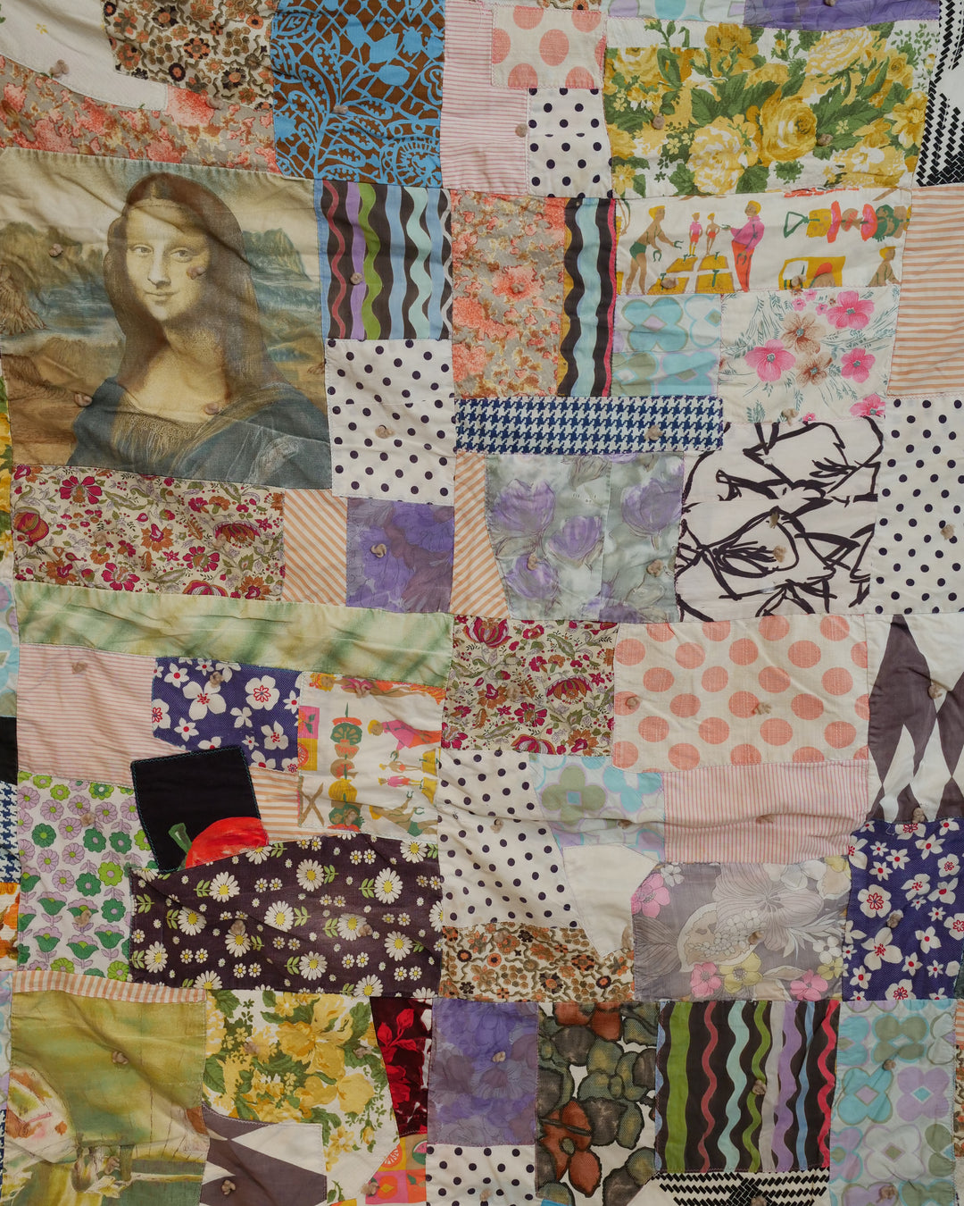 Mona Lisa Scrap Quilt Chore Coat