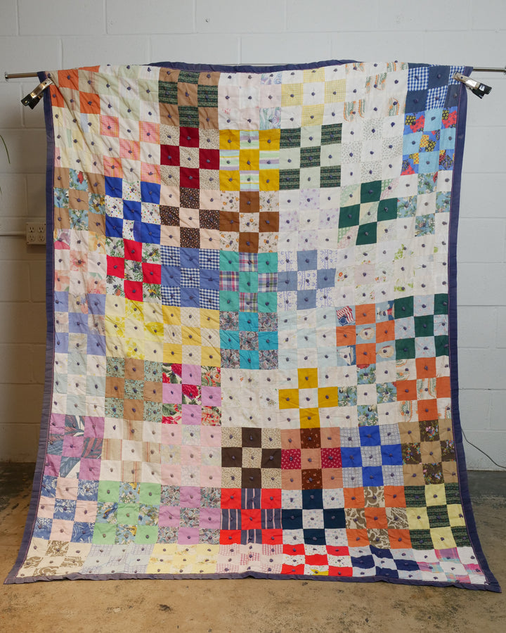 9 Patch Quilt Chore Coat