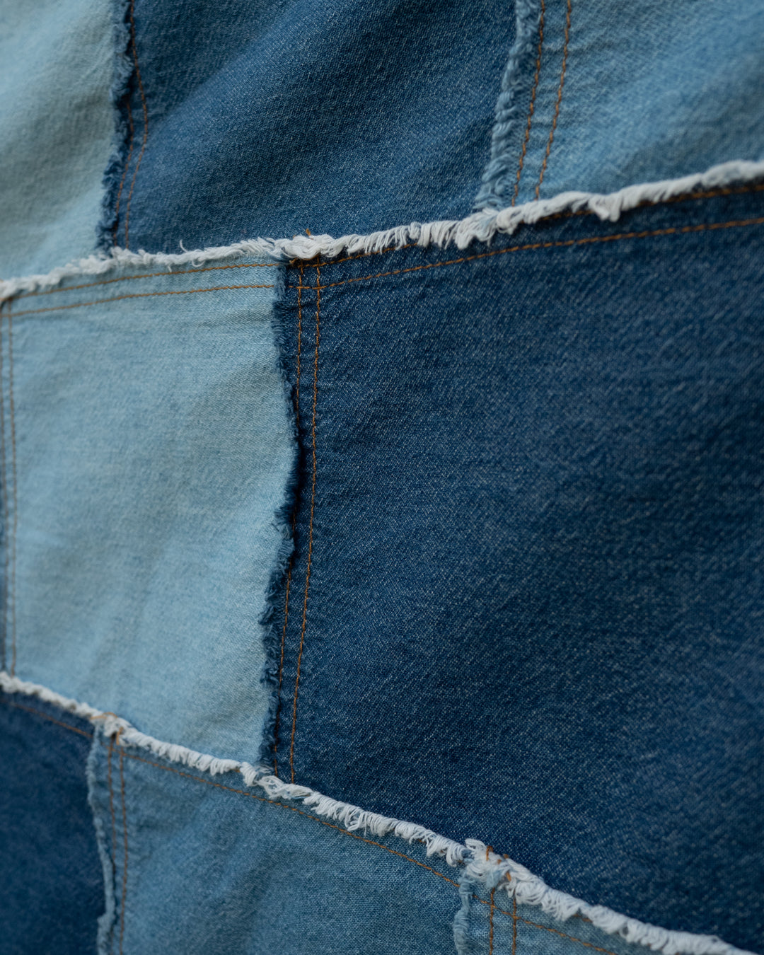 Denim Patchwork Quilt Chore Coat