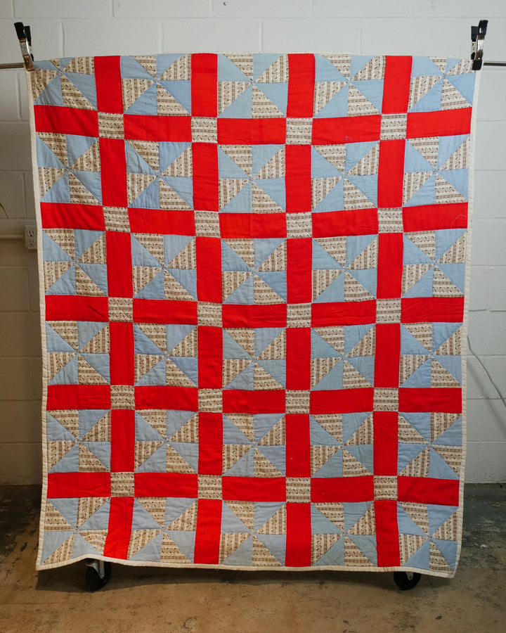 Pinwheel Quilt Chore Coat