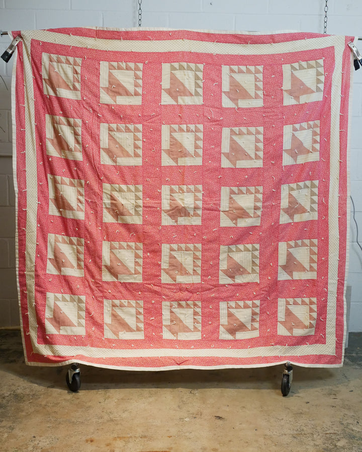 Flower Basket Quilt Chore Coat