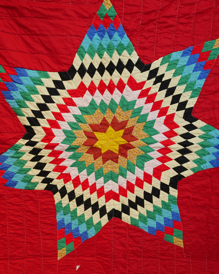 Morning Star Quilt Chore Coat