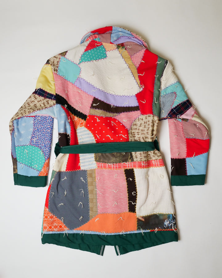 Crazy Quilt Robe Coat, L