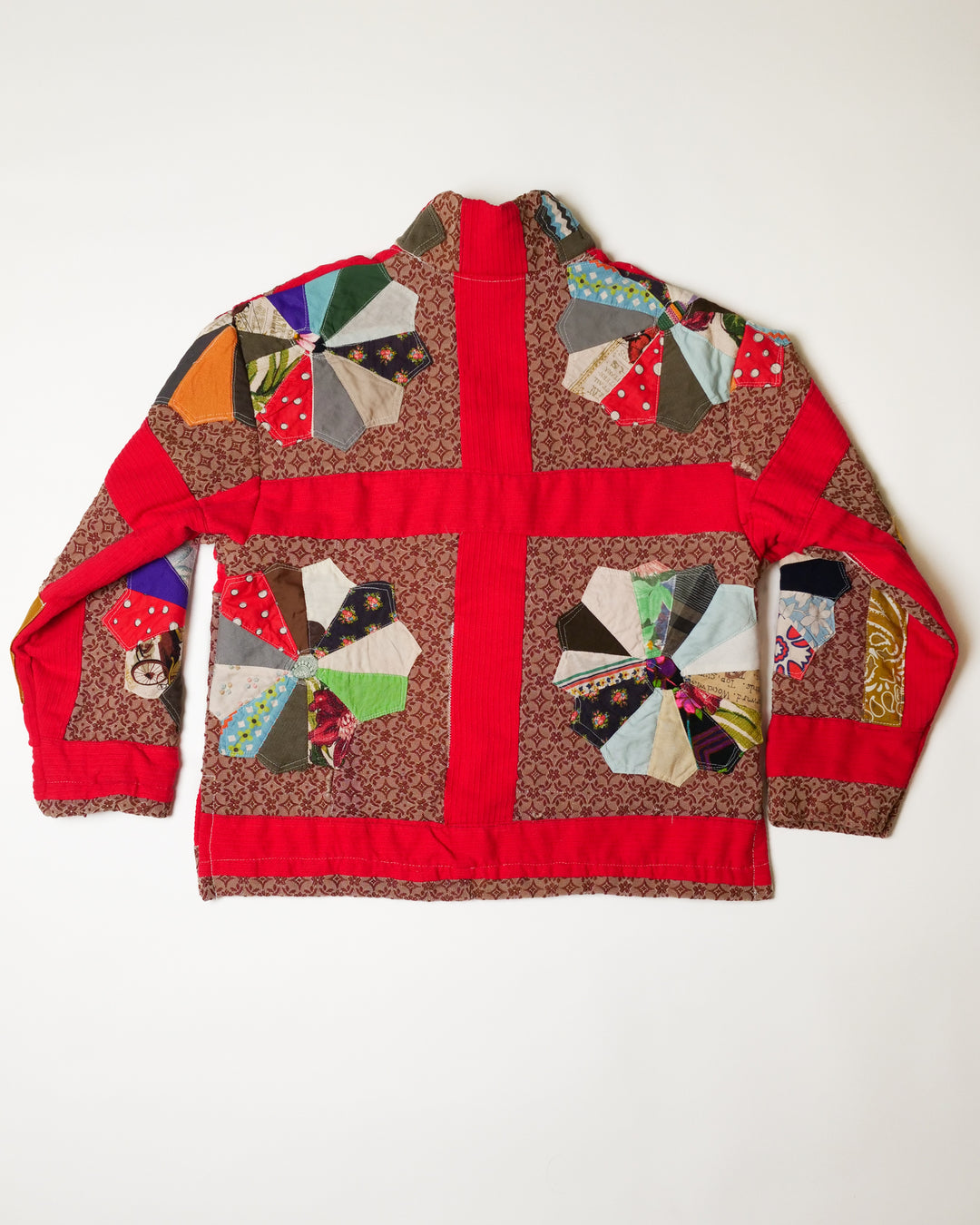 Dresden Plate Quilt Half Snap Pullover, S/M