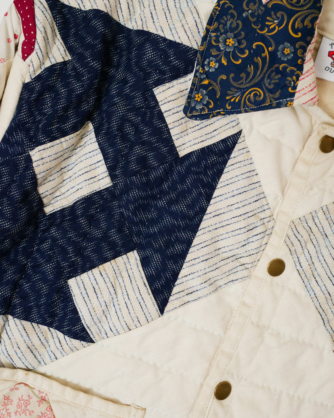 Depression Era Lantern Quilt Coat, XS