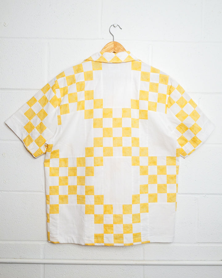 Sunshine Quilt Camp Shirt, XL