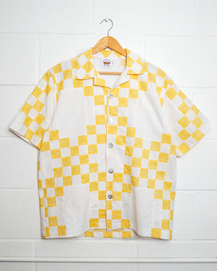 Sunshine Quilt Camp Shirt, XL